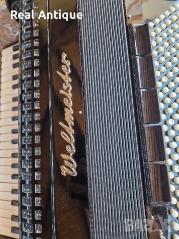 Антикварен немски акордеон Veltmaister Meteor 120 баса