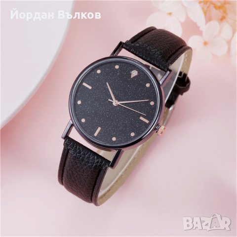 Стилни дамски часовници с кожена и силиконова каишка, снимка 2 - Дамски - 42384943