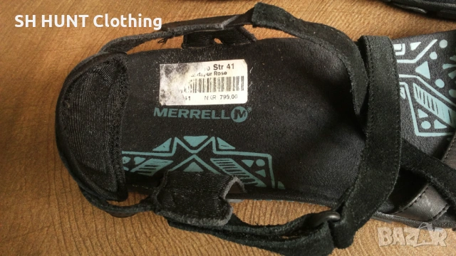 MERRELL Real Leather Размер EUR 41 / UK 8 сандали естествена кожа 94-13-S, снимка 3 - Мъжки сандали - 53046799