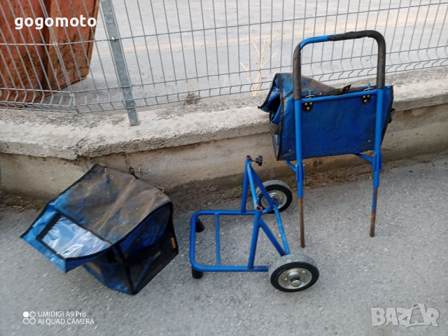 Яка, здрава шаранджийска товарна количка за рибари, за такъми, инструменти и ..., снимка 11 - Куфари с инструменти - 36397220