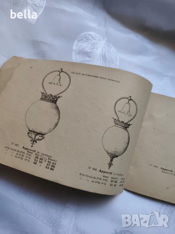Рядък антикварен каталог за осветление S.F.A.L. – издание 1910 год., снимка 9 - Антикварни и старинни предмети - 54288009