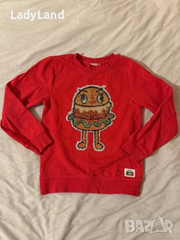 Детска блуза със светлоотразителна картинка 