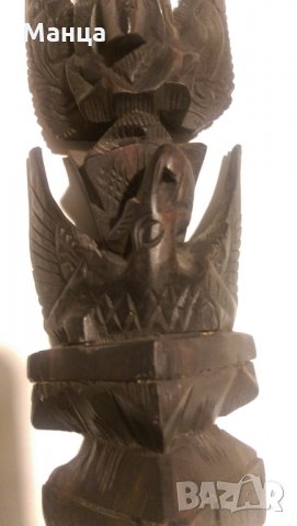 Африканска статуетка, снимка 3 - Статуетки - 31289806