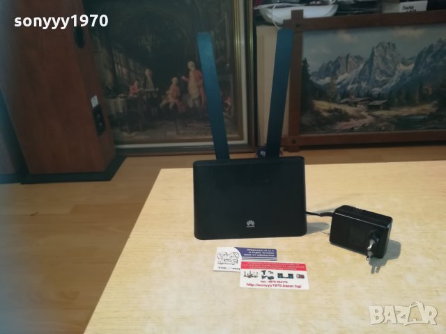 Huawei b-310s-22-рутер за сим карта с 2 антени+адаптер, снимка 3 - Рутери - 30218507
