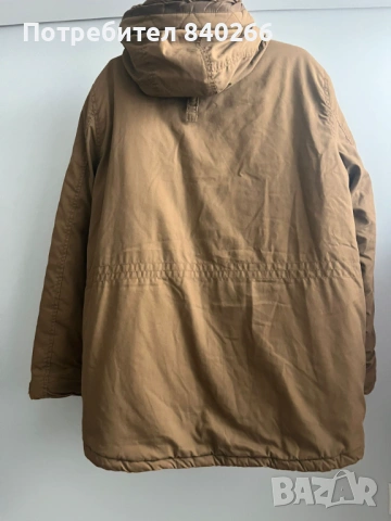 Мъжка кафява парка HM, снимка 2 - Якета - 53273732
