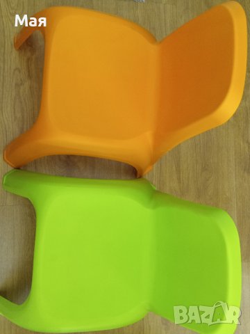 Две детски столчета – ярко зелено и ярко оранжево, снимка 10 - Други - 39659542