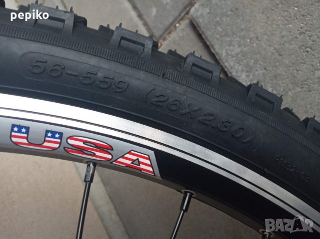 Продавам колела внос от Германия  алуминиеви капли и гуми VUELTA COMPAS 26 цола диск и вибрейк, снимка 13 - Части за велосипеди - 31591781