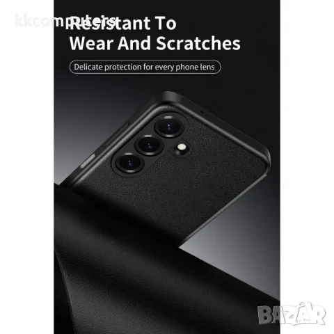 За Samsung Galaxy A27 5G Smart View Кожен Калъф с Прозорец, NFC Активиране и Скрийн Протектор – 4 цв, снимка 3 - Калъфи, кейсове - 55852175