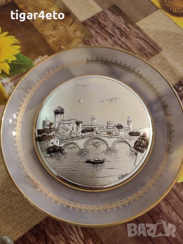 Чинии със сребро и сертификат , снимка 5 - Антикварни и старинни предмети - 39852137