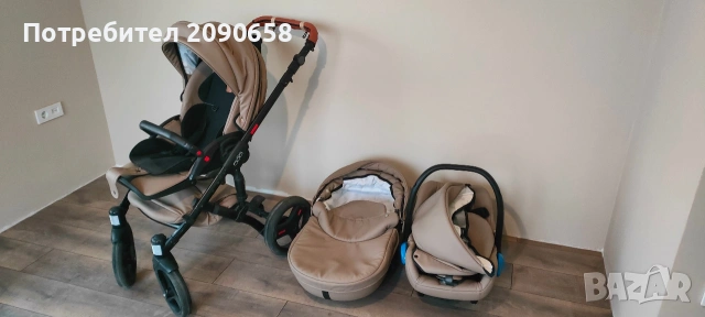 Бебешката количка 3в1, снимка 4 - Детски колички - 54039060