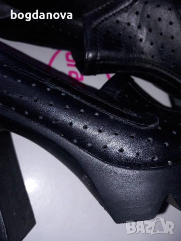 Нови български затворени обувки от естествена кожа, снимка 10 - Дамски обувки на ток - 53986189