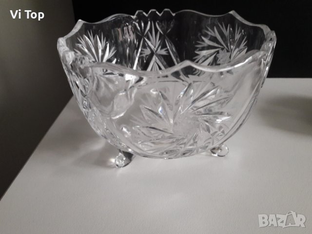 Кристални купи ,гарафа,чинийки, снимка 3 - Други - 33894074