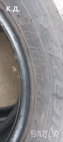 Летни гуми 205 55 16 , снимка 4 - Гуми и джанти - 49993160