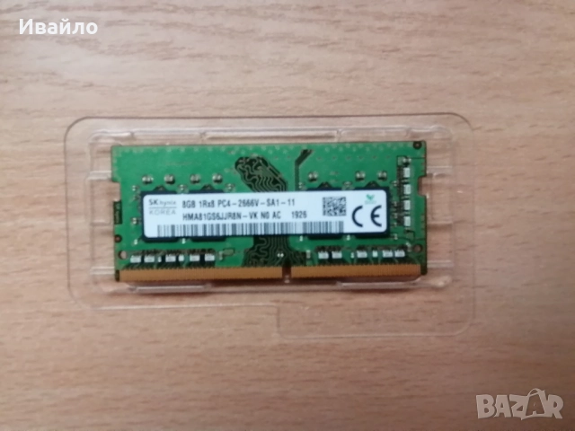1+1 подарък! 2х8GB RAM за лаптоп + кутия за SSD (в гаранция), снимка 4 - RAM памет - 51847355