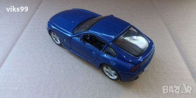 Bburago BMW Z4 M Coupe 1:32 metallic blue, снимка 3 - Колекции - 36957651