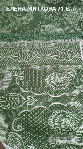 Голямо тежко вълнено тъкано покривало за спалня или килим, снимка 4 - Покривки за легло - 52931283