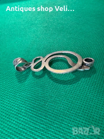 Сребърна висуклка №7747 , снимка 3 - Колиета, медальони, синджири - 53029987