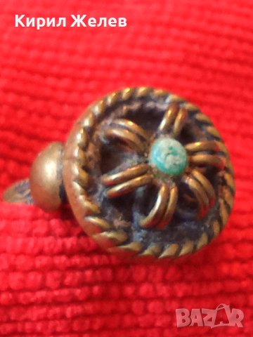 19 Век ВЪЗРОЖДЕНСКИ АВТЕНТИЧЕН ТЮРКОАЗЕН ЕТНОГРАФСКИ РЯДЪК ПРЪСТЕН РЪЧНА МАЙСТОРСКА ИЗРАБОТКА 37139, снимка 18 - Антикварни и старинни предмети - 40556433
