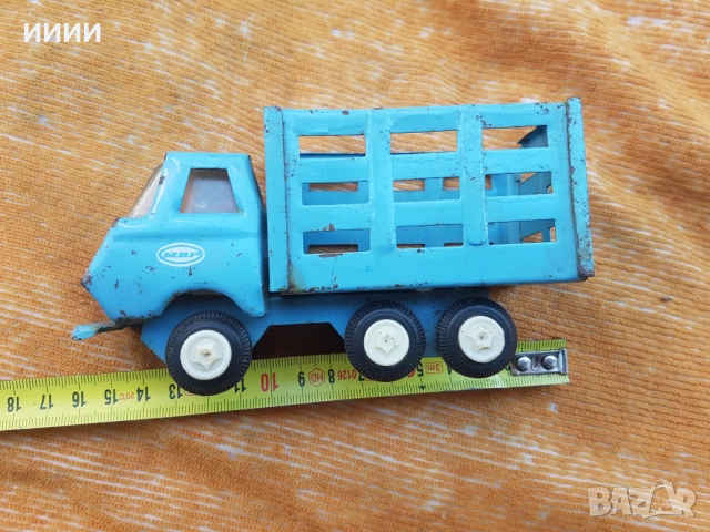 Камион кола ламаринена играчка, снимка 5 - Антикварни и старинни предмети - 53209874