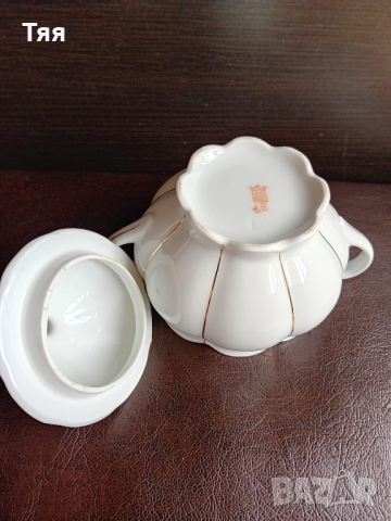 Порцеланова захарница, снимка 4 - Други - 44817665