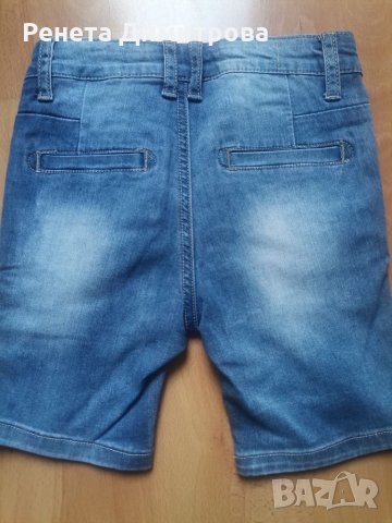 Детски къси дънки за 4 год. нови, снимка 2 - Детски къси панталони - 33981924