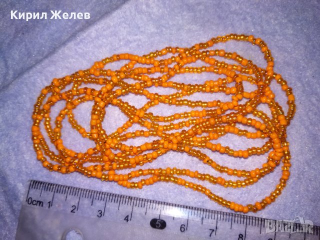 ПРЕКРАСНО СТАРО МЪНИСТЕНО КОЛИЕ РЪЧНА МАЙСТОРСКА ИЗРАБОТКА РЕТРО ЕТНО АРТ БИЖУ ЦВЕТНО ГЕРДАНЧЕ 34766, снимка 5 - Антикварни и старинни предмети - 39144438