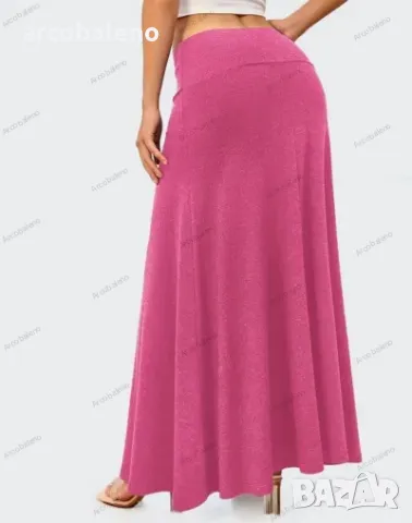 Едноцветна трикотажна дамска пола, 5цвята , снимка 8 - Поли - 48444083