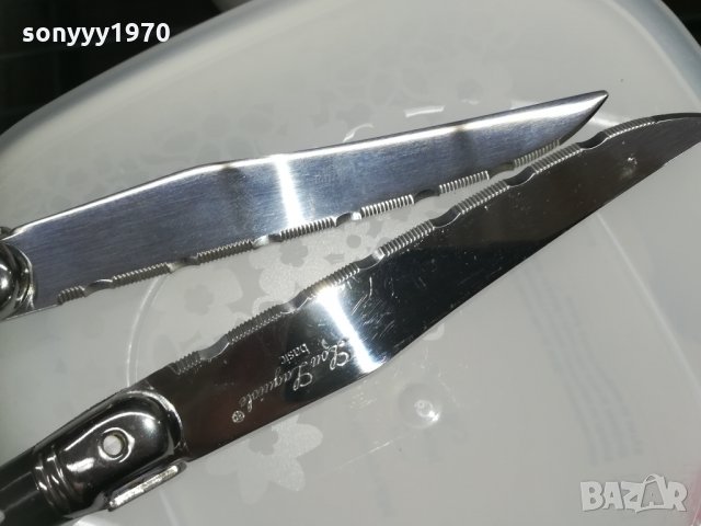 laguiole 2бр BLACK-knives france 1602210918, снимка 8 - Колекции - 31831175