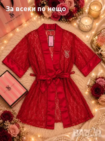 Victoria's Secret Дамски Дантелен Халат - Различни Цветове Код SK2007
