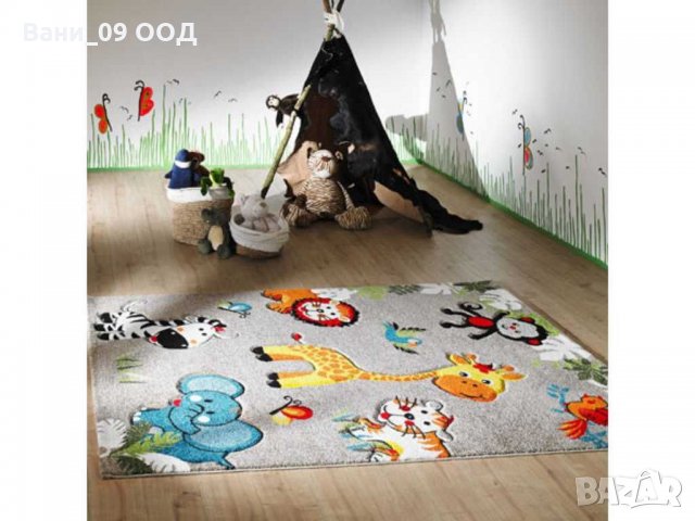 Отново налични! Страхотен детски килим "Джунгла", снимка 3 - Килими - 31461132