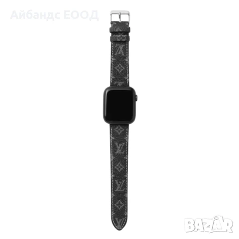 Каишки от ЕКО кожа Louis Vuitton за Apple Watch Ultra/SE/11/10/9/8/7/6/5, снимка 3 - Каишки за часовници - 51132976