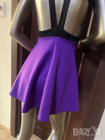 Дамска парти рокля в лилаво с интересен гръб !, снимка 8 - Рокли - 40057186