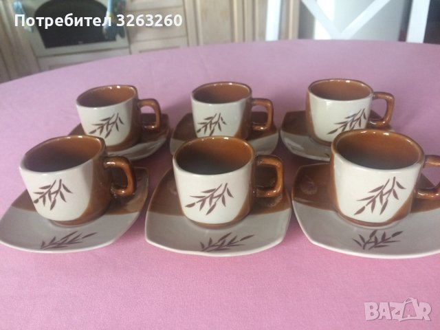Ретро порцеланови чаши за късо кафе , снимка 6 - Чаши - 40294308