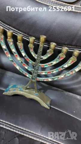 Свещник , снимка 2 - Антикварни и старинни предмети - 48487247