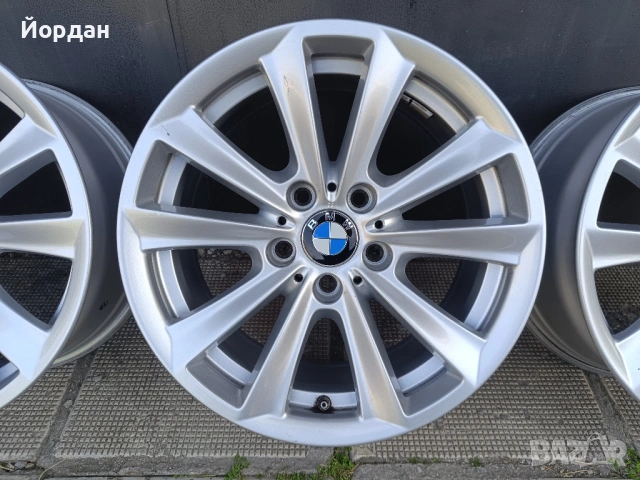 ОРИГИНАЛНИ джанти 17 ' цола 5x120 BMW / БМВ ЕТ30 8J + датчици F10 F11 E90 E91, снимка 10 - Гуми и джанти - 54221646