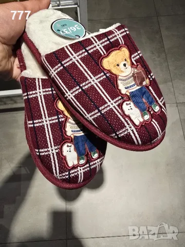 дамски пантофи с мече, снимка 2 - Пантофи - 48173507