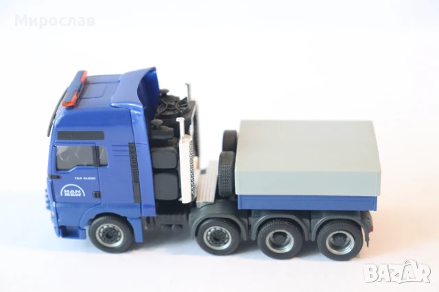 HERPA H0 1/87 MAN КАМИОН ТЕЖКОТОВАРЕН ТРАНСПОРТ  МОДЕЛ КОЛИЧКА, снимка 7 - Колекции - 50682192