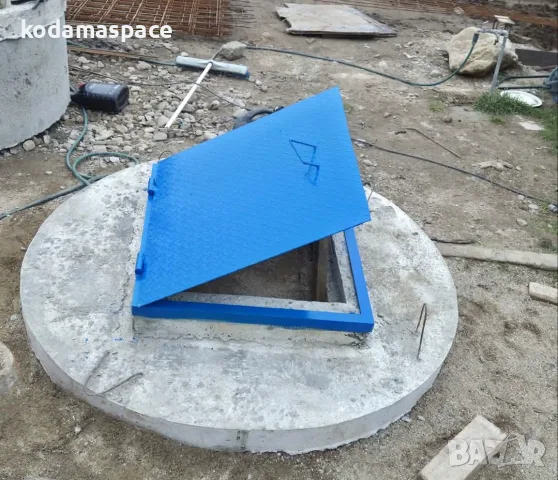 Изграждане на септични ями ДО КЛЮЧ - Багер, бетонни пръстени и кран