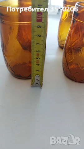 Чаши цветно стъкло, 4 броя, снимка 7 - Чаши - 51148091