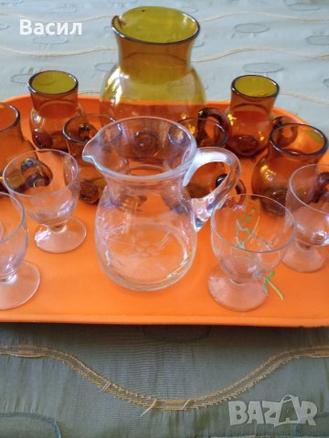 Кана с чаши за вино , снимка 3 - Чаши - 38585558