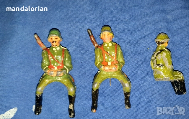 Original WWII Era German Toy Soldier LINEOL Maker, снимка 7 - Колекции - 52207438