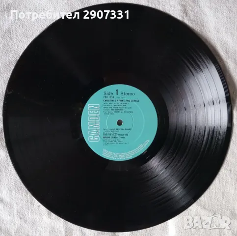 Грамофонна плоча Mario Lanza "Christmas hymns and carols". 1983. RCA, Англия, снимка 4 - Грамофонни плочи - 49106263