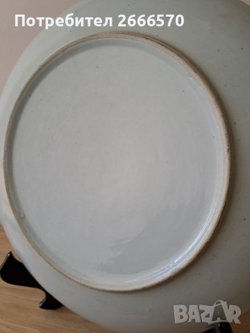 Китайска декоративна чиния , китайски порцелан, снимка 4 - Антикварни и старинни предмети - 38405755