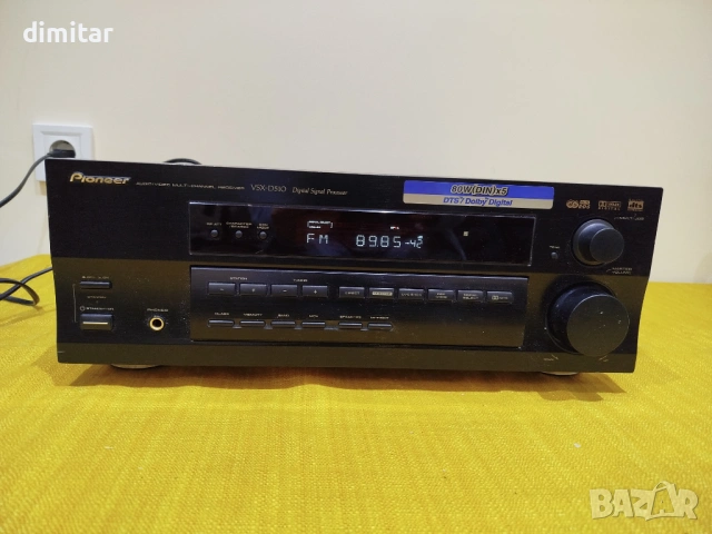 Многоканален приемник PIONEER VSX - D510 - 220 W , снимка 2 - Ресийвъри, усилватели, смесителни пултове - 54261712