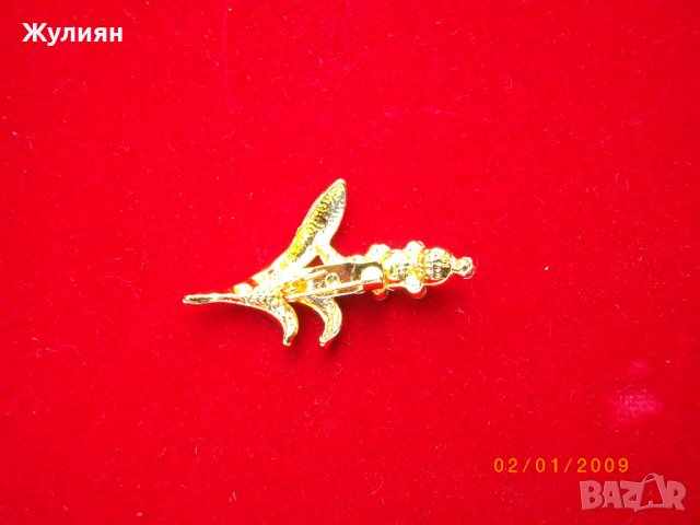 БРОШКА ЦВЕТЕ, снимка 3 - Антикварни и старинни предмети - 37001839