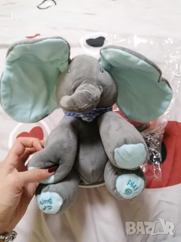 Пеещ, плюшен слон, снимка 4 - Музикални играчки - 48133074