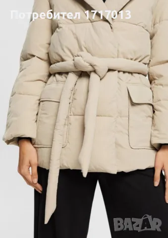 Espirt зимно яке с колан, размер М, снимка 3 - Якета - 47980736