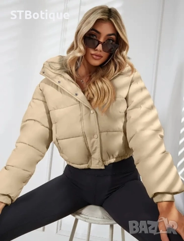 🔥 Дамско зимно яке с качулка, снимка 4 - Якета - 51935174