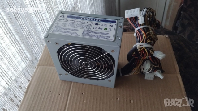 Компютърно захранване 550W Chieftec GPS-550AB A 120mm FAN, снимка 2 - Захранвания и кутии - 52516795
