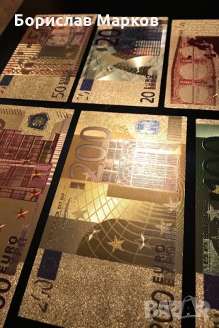Позлатени ламинирани банкноти , снимка 13 - Други ценни предмети - 31182644
